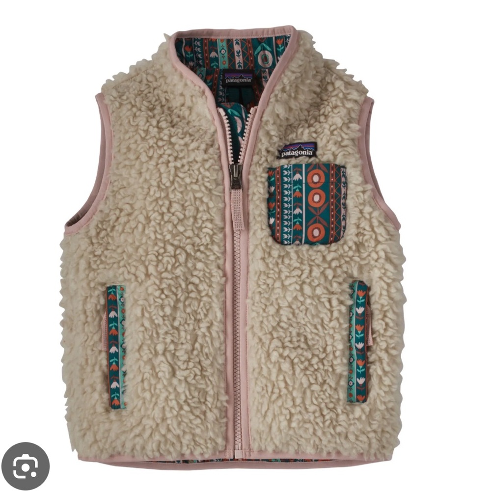 Patagonia Kids Retro X Fleece Vest Size 5T